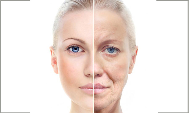 skin compare with different ages