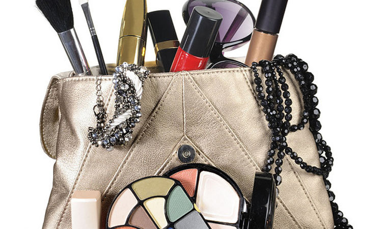 Make-up bag on What occurs whenever you wear too much makeup