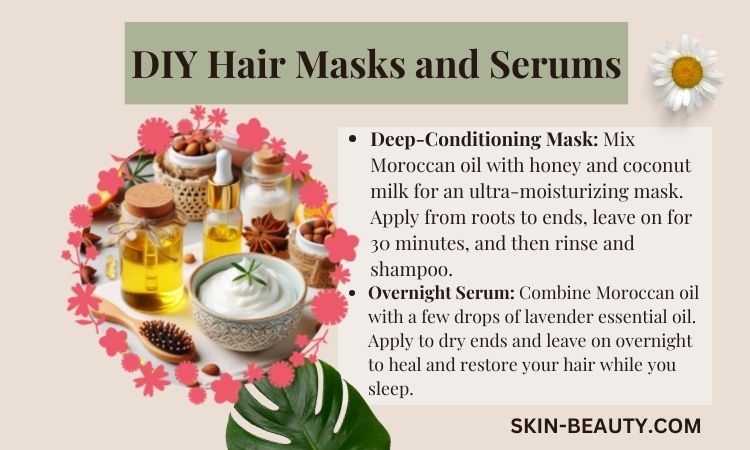 DIY Hairs Masks And Serums