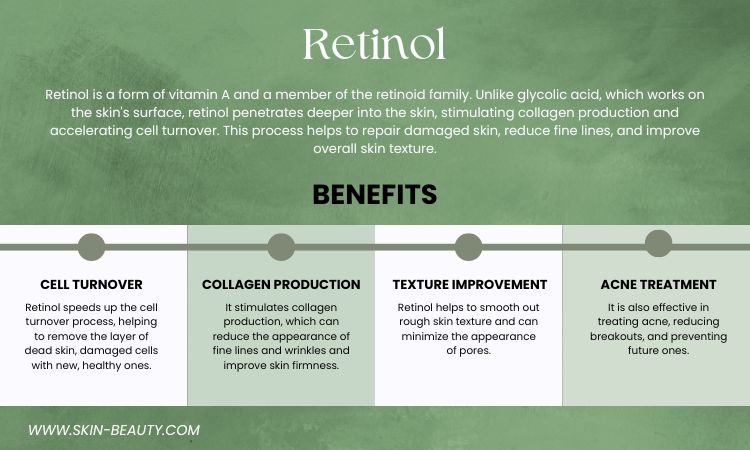 Retinol benefits for skin