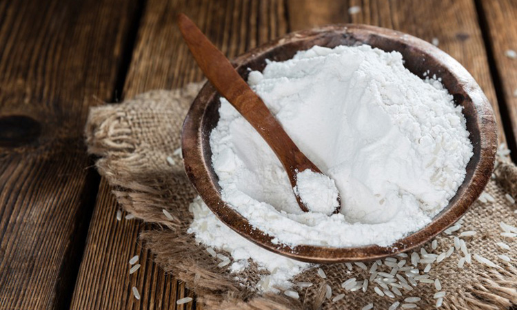 Rice Flour on 6 Methods To Eliminate Cracked Heels